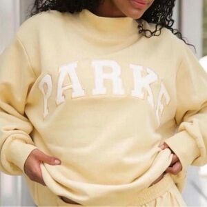 Yellow Parke Mockneck Sweatshirt